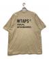 WTAPS (ダブルタップス) プリントTシャツ ベージュ サイズ:04：9000円