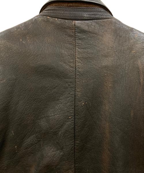 GUESS（ゲス）GUESS (ゲス) ジップアップレザージャケット ブラック サイズ:Sの古着・服飾アイテム