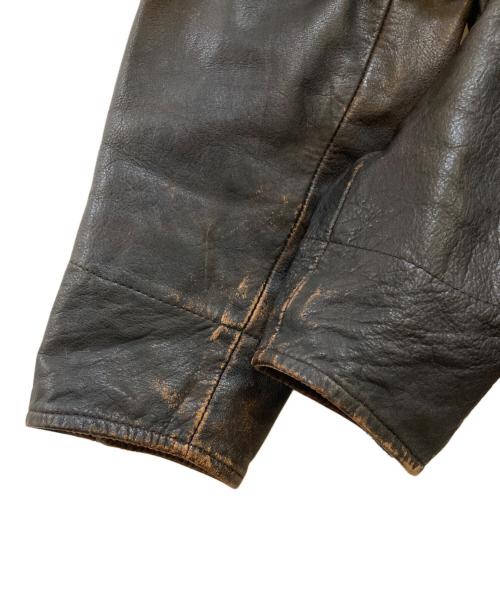 GUESS（ゲス）GUESS (ゲス) ジップアップレザージャケット ブラック サイズ:Sの古着・服飾アイテム