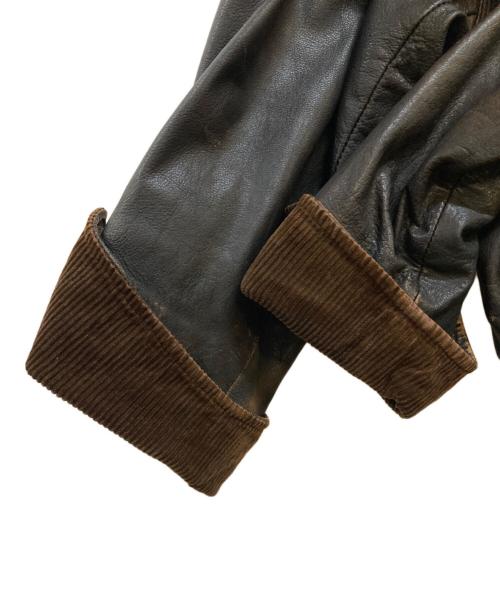 GUESS（ゲス）GUESS (ゲス) ジップアップレザージャケット ブラック サイズ:Sの古着・服飾アイテム