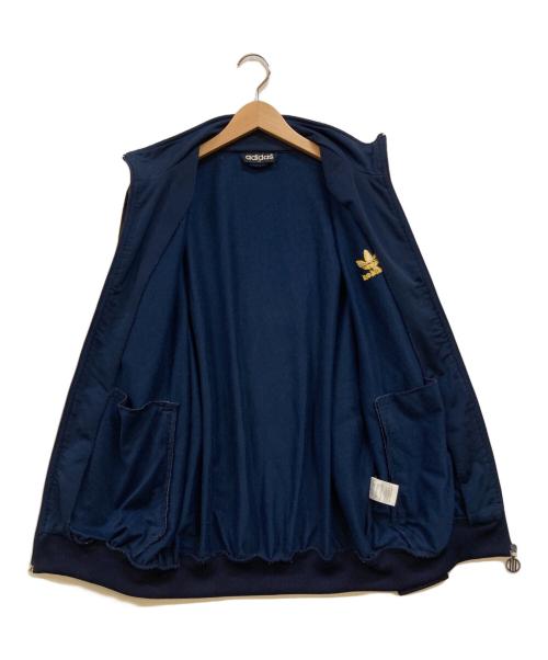 adidas（アディダス）adidas (アディダス) 80's トラックジャケット イエロー×ネイビー サイズ:Mの古着・服飾アイテム