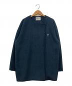 KEY MEMORYキーメモリー）の古着「Melton double coat」｜ネイビー