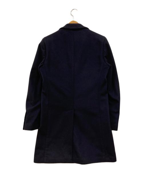 LARDINI（ラルディーニ）LARDINI (ラルディーニ) キャバルリーツイール スポルベリーノ ウールコート ネイビー サイズ:44の古着・服飾アイテム
