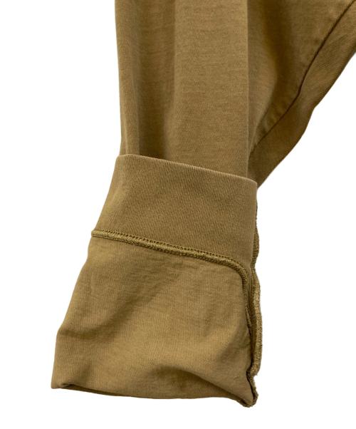 ATON（エイトン）ATON (エイトン) OVERSIZED LONG SLEEVE T-SHIRT ベージュ サイズ:04の古着・服飾アイテム