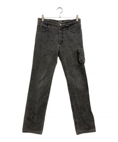 中古・古着通販】RAF SIMONS (ラフシモンズ) MA-1デニムパンツ グレー