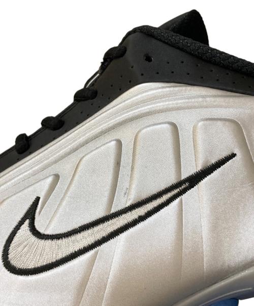 NIKE（ナイキ）NIKE (ナイキ) NIKE SHOX R4 METALLIC SILVER/METALLIC SILVER-BLACK ブルー×シルバー サイズ:30㎝の古着・服飾アイテム