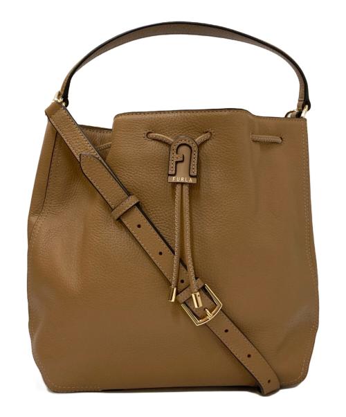 FURLA（フルラ）FURLA (フルラ) アテナ 2WAY ショルダーバッグ ベージュの古着・服飾アイテム