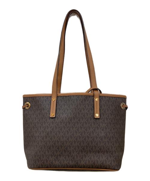 MICHAEL KORS（マイケル・コース）MICHAEL KORS (マイケル・コース) トートバッグ ブラウンの古着・服飾アイテム