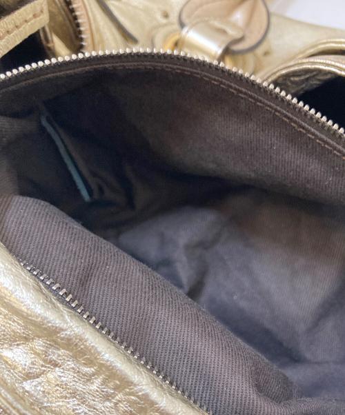 Chloe（クロエ）Chloe (クロエ) パディントン レザートートバッグ ゴールドの古着・服飾アイテム