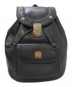 MCMエムシーエム）の古着「シボレザー ミニリュック」｜ブラック