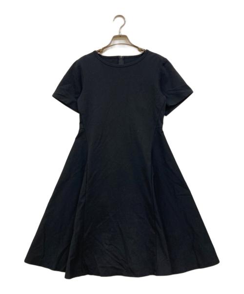 FOXEY NEWYORK（フォクシーニューヨーク）FOXEY NEWYORK (フォクシーニューヨーク) SERENA DRESS ブラック サイズ:38の古着・服飾アイテム