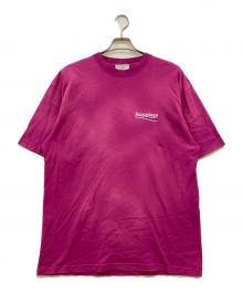 BALENCIAGA（バレンシアガ）の古着「キャンペーンロゴ Tシャツ」｜ピンク