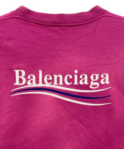 BALENCIAGA（バレンシアガ）BALENCIAGA (バレンシアガ) キャンペーンロゴ Tシャツ ピンク サイズ:Sの古着・服飾アイテム