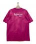 BALENCIAGA (バレンシアガ) キャンペーンロゴ Tシャツ ピンク サイズ:S：20000円