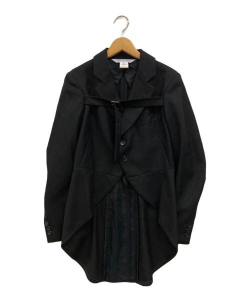 COMME des GARCONS COMME des GARCONS（コムデギャルソン コムデギャルソン）COMME des GARCONS COMME des GARCONS (コムデギャルソン コムデギャルソン) バックプリーツデザインジャケット ブラック サイズ:Sの古着・服飾アイテム