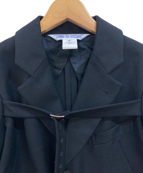 COMME des GARCONS COMME des GARCONS（コムデギャルソン コムデギャルソン）COMME des GARCONS COMME des GARCONS (コムデギャルソン コムデギャルソン) バックプリーツデザインジャケット ブラック サイズ:Sの古着・服飾アイテム