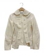 COMME des GARCONS COMME des GARCONSコムデギャルソン コムデギャルソン）の古着「ダブルボタンジャケット」｜ホワイト