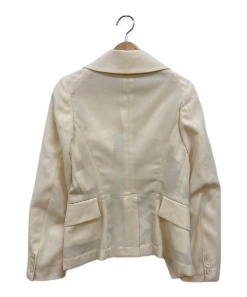 COMME des GARCONS COMME des GARCONS（コムデギャルソン コムデギャルソン）COMME des GARCONS COMME des GARCONS (コムデギャルソン コムデギャルソン) ダブルボタンジャケット ホワイト サイズ:ssの古着・服飾アイテム