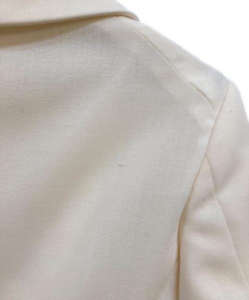 COMME des GARCONS COMME des GARCONS（コムデギャルソン コムデギャルソン）COMME des GARCONS COMME des GARCONS (コムデギャルソン コムデギャルソン) ダブルボタンジャケット ホワイト サイズ:ssの古着・服飾アイテム