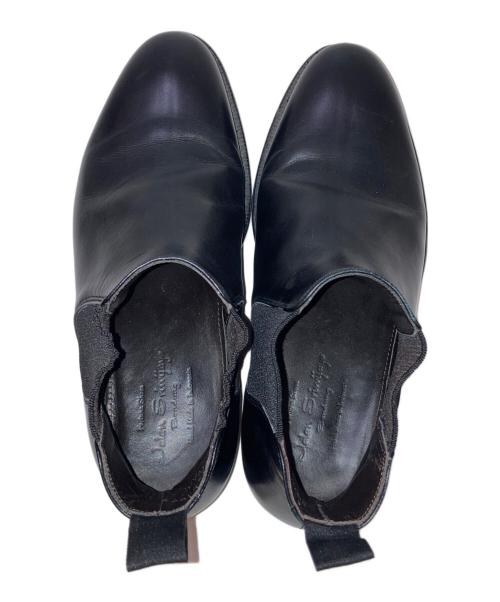 Jalan Sriwijaya（ジャランスリウァヤ）Jalan Sriwijaya (ジャランスリウァヤ) BLACK CALF (DAINITE SOLE) サイドゴアブーツ ブラック サイズ:7 1/2の古着・服飾アイテム