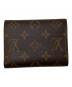 LOUIS VUITTON (ルイ ヴィトン) ポルトフォイユ・ヴィクトリーヌ ブラウン：38000円