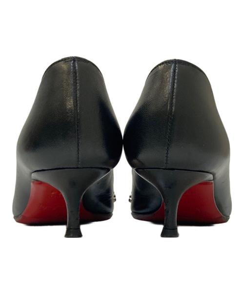 Christian Louboutin（クリスチャン・ルブタン）Christian Louboutin (クリスチャン・ルブタン) スタッズデザインパンプス ブラック サイズ:34 1/2の古着・服飾アイテム