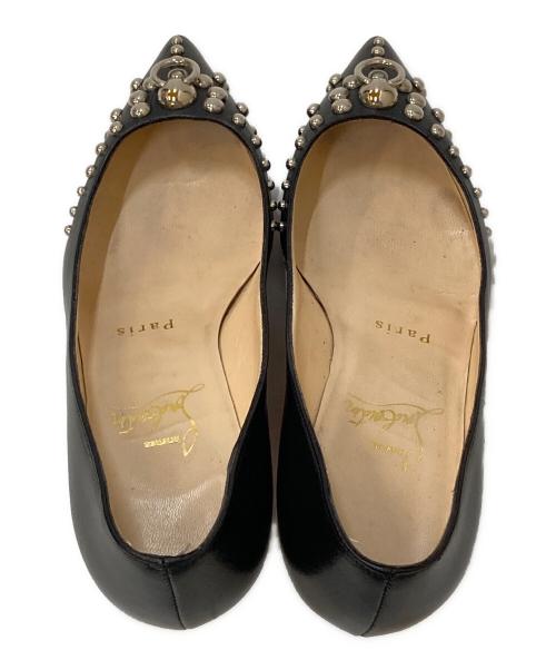 Christian Louboutin（クリスチャン・ルブタン）Christian Louboutin (クリスチャン・ルブタン) スタッズデザインパンプス ブラック サイズ:34 1/2の古着・服飾アイテム