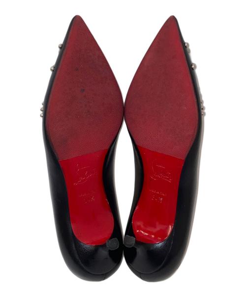 Christian Louboutin（クリスチャン・ルブタン）Christian Louboutin (クリスチャン・ルブタン) スタッズデザインパンプス ブラック サイズ:34 1/2の古着・服飾アイテム