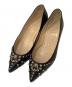 Christian Louboutin（クリスチャン・ルブタン）の古着「スタッズデザインパンプス」｜ブラック