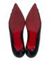 中古・古着 Christian Louboutin (クリスチャン・ルブタン) スタッズデザインパンプス ブラック サイズ:34 1/2：6000円