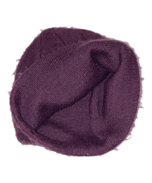 stussy（ステューシー）stussy (ステューシー) BRUSHED OUT STOCK SKULLCAP BEANIE ブラウンの古着・服飾アイテム