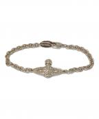 Vivienne Westwoodヴィヴィアンウエストウッド）の古着「MINI BAS RELIEF CHAIN オーブ ブレスレット」｜シルバー