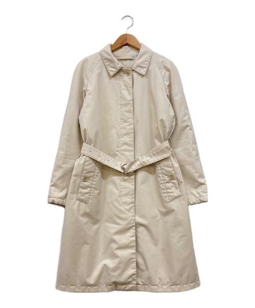 PRADA（プラダ）PRADA (プラダ) ナイロンステンカラーコート ベージュ サイズ:42の古着・服飾アイテム