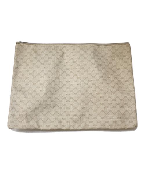 OLD GUCCI（グッチ）OLD GUCCI (グッチ) マイクロGG シェリーライン ボストンバッグ アイボリーの古着・服飾アイテム