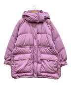 Snidelスナイデル）の古着「ウエストマークミドルダウン」｜ピンク