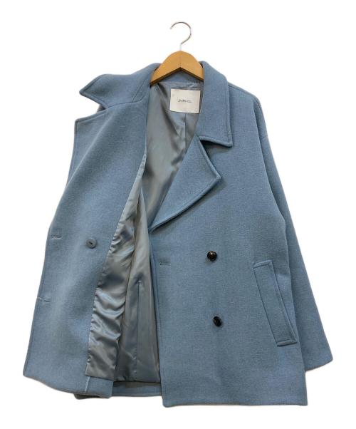 SHIPS any（シップスエニィ）SHIPS any (シップスエニィ) Pコート スカイブルー サイズ:ONE SIZE 未使用品の古着・服飾アイテム