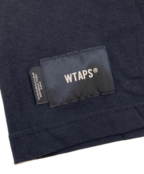WTAPS（ダブルタップス）WTAPS (ダブルタップス) COLLEGE LS COTTON TEE ネイビー サイズ:X04の古着・服飾アイテム