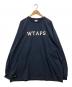 WTAPS（ダブルタップス）の古着「COLLEGE LS COTTON TEE」｜ネイビー