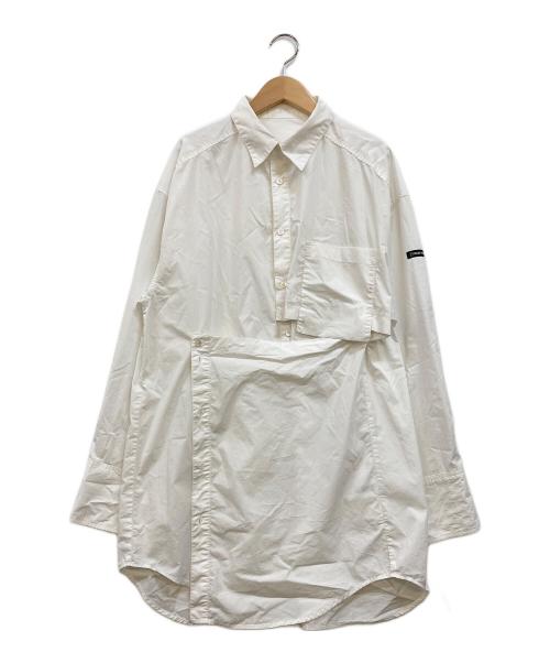 PRANK PROJECT（プランクプロジェクト）PRANK PROJECT (プランクプロジェクト) Multi Way Oversize Shirt ホワイト サイズ:FREEの古着・服飾アイテム