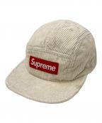 SUPREMEシュプリーム）の古着「Corduroy Camp Cap」｜ホワイト