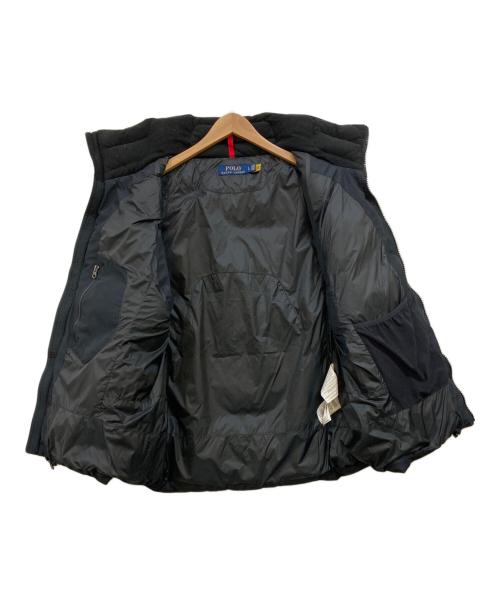 POLO RALPH LAUREN（ポロ・ラルフローレン）POLO RALPH LAUREN (ポロ・ラルフローレン) デカポニーダウンベスト ブラック サイズ:Lの古着・服飾アイテム