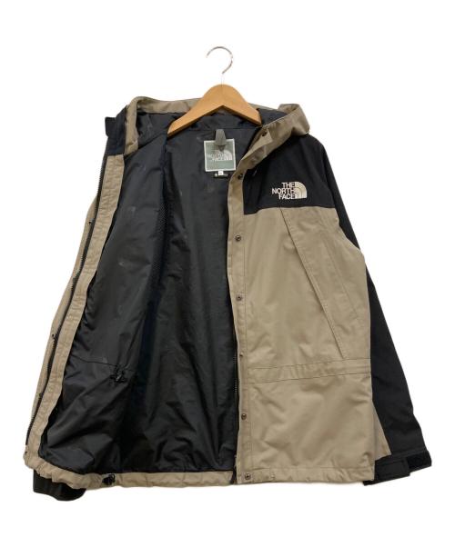THE NORTH FACE（ザ ノース フェイス）THE NORTH FACE (ザ ノース フェイス) Mountain Light Jacket ブラック×ベージュ サイズ:XLの古着・服飾アイテム