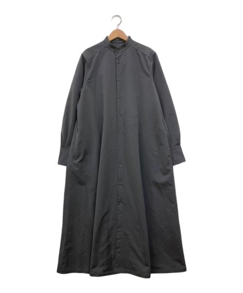nanamica（ナナミカ）nanamica (ナナミカ) Our ALPHADRY Shirt Dress シャツワンピース グレー サイズ:Mの古着・服飾アイテム