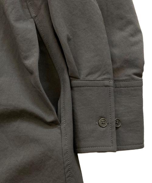 nanamica（ナナミカ）nanamica (ナナミカ) Our ALPHADRY Shirt Dress シャツワンピース グレー サイズ:Mの古着・服飾アイテム
