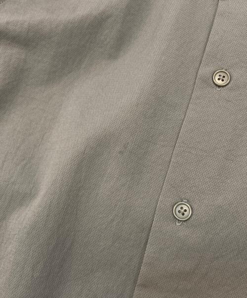 nanamica（ナナミカ）nanamica (ナナミカ) Our ALPHADRY Shirt Dress シャツワンピース グレー サイズ:Mの古着・服飾アイテム