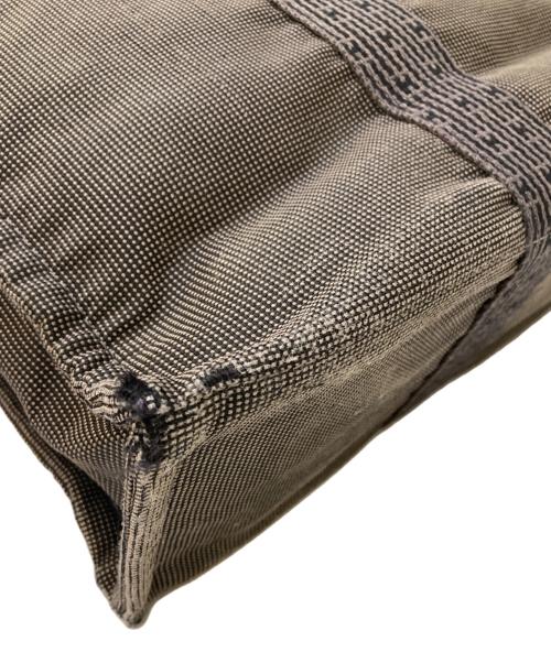 HERMES（エルメス）HERMES (エルメス) エールライン キャンバス トートバッグ グレー サイズ:MMの古着・服飾アイテム