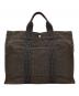 HERMES（エルメス）の古着「エールライン キャンバス トートバッグ」｜グレー