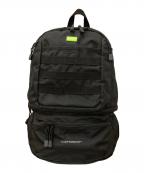 HUFハフ）の古着「ミッションバックパック」｜ブラック