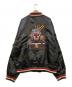 Miskeen (ミスキーン) Black Satin Jacket Hip Hop Urban Indian Skull  ブラック サイズ:4XL：9000円