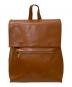 lovst（ラブスト）の古着「Apple Square Rucksack レザーデイパック」｜ブラウン